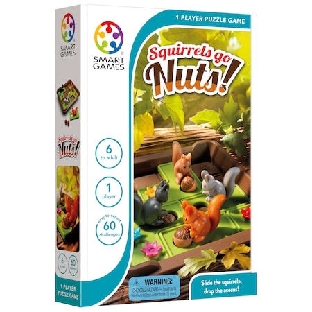 Smartgames Squirrels Go Nuts 1-Player Puzzle Game SG425